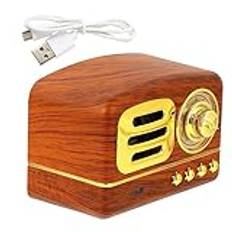 SECFOU 1 Set Liten Dekorativ Minihögtalare Skrivbordsdekoration Retro Musikljud Vintage Minihögtalare Dekorativ Radio Moderiktig Musikljud Mångsidig Högtalare