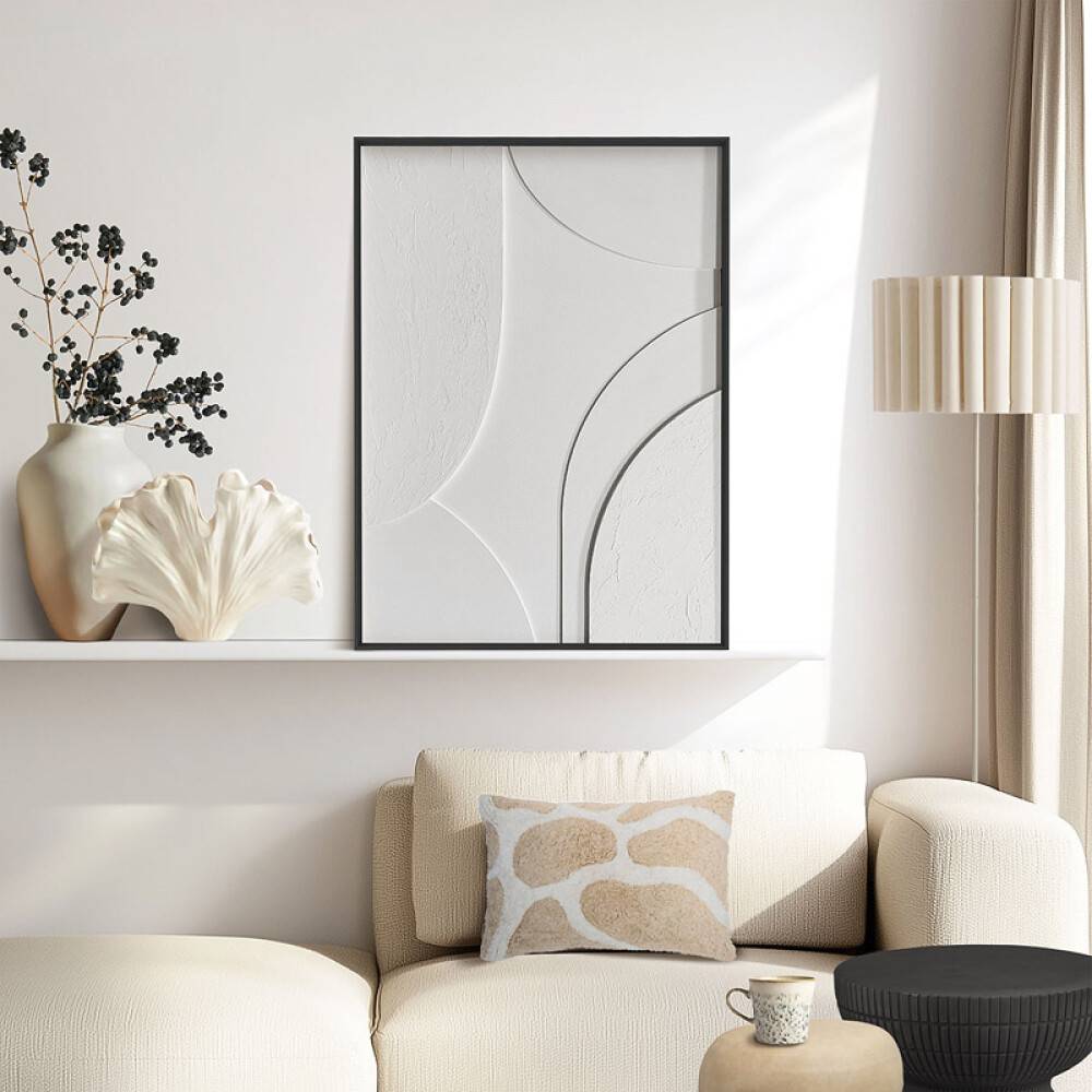 TAVLA REINDERS TERRACE SVART RAM 50X70CM