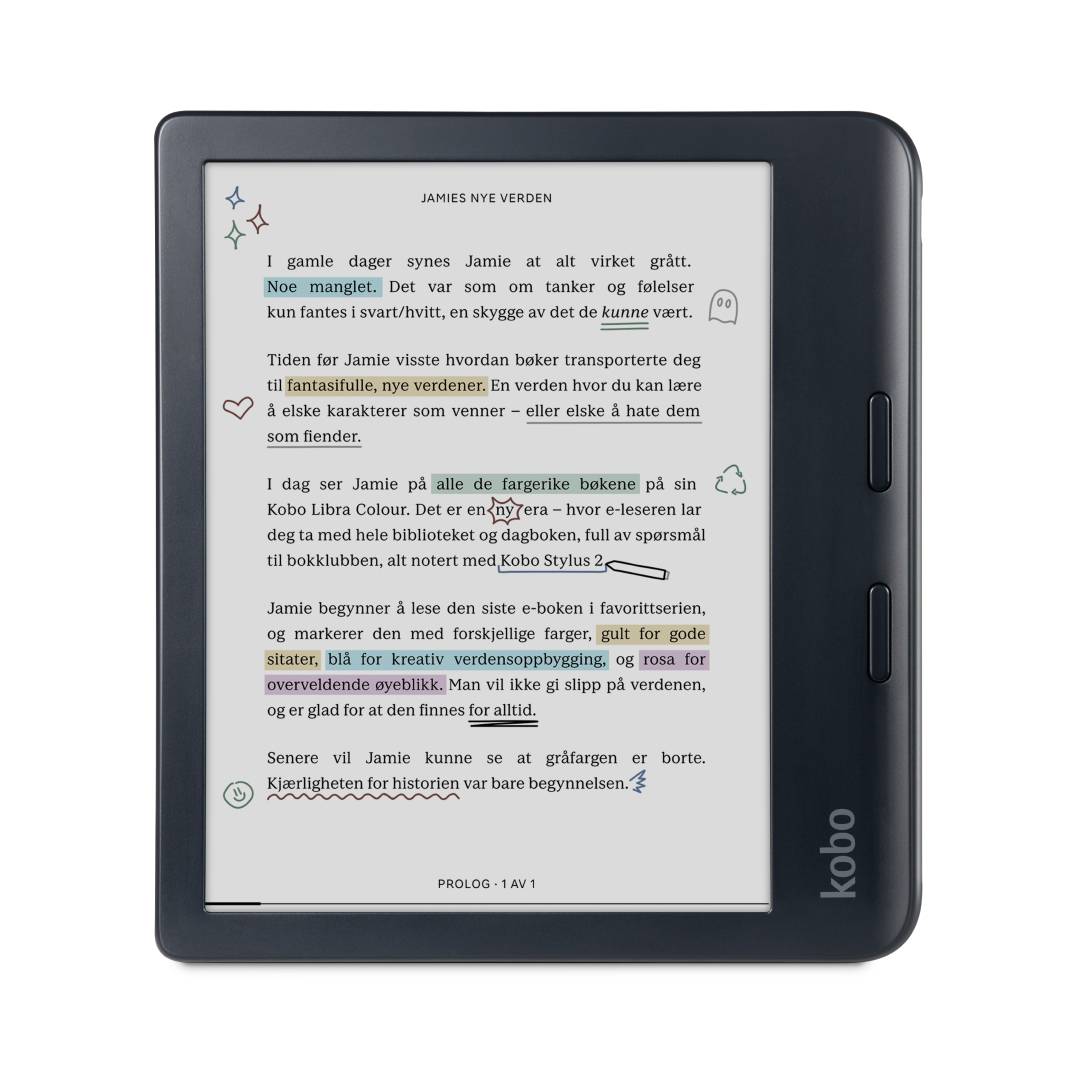 Kobo Libra Colour - Black - Fyndvara