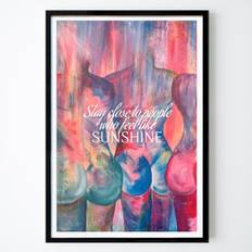 Människor & Porträtt Poster: Mänsklig solstråle av Josefine Rosendahl