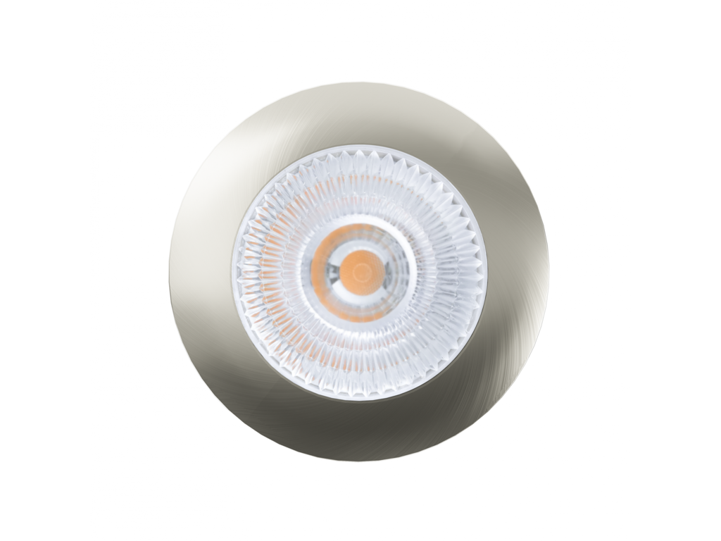 EVO 1 LED Indbygningsspot Ø68 2700K 12V Børstet Stål U/Driver