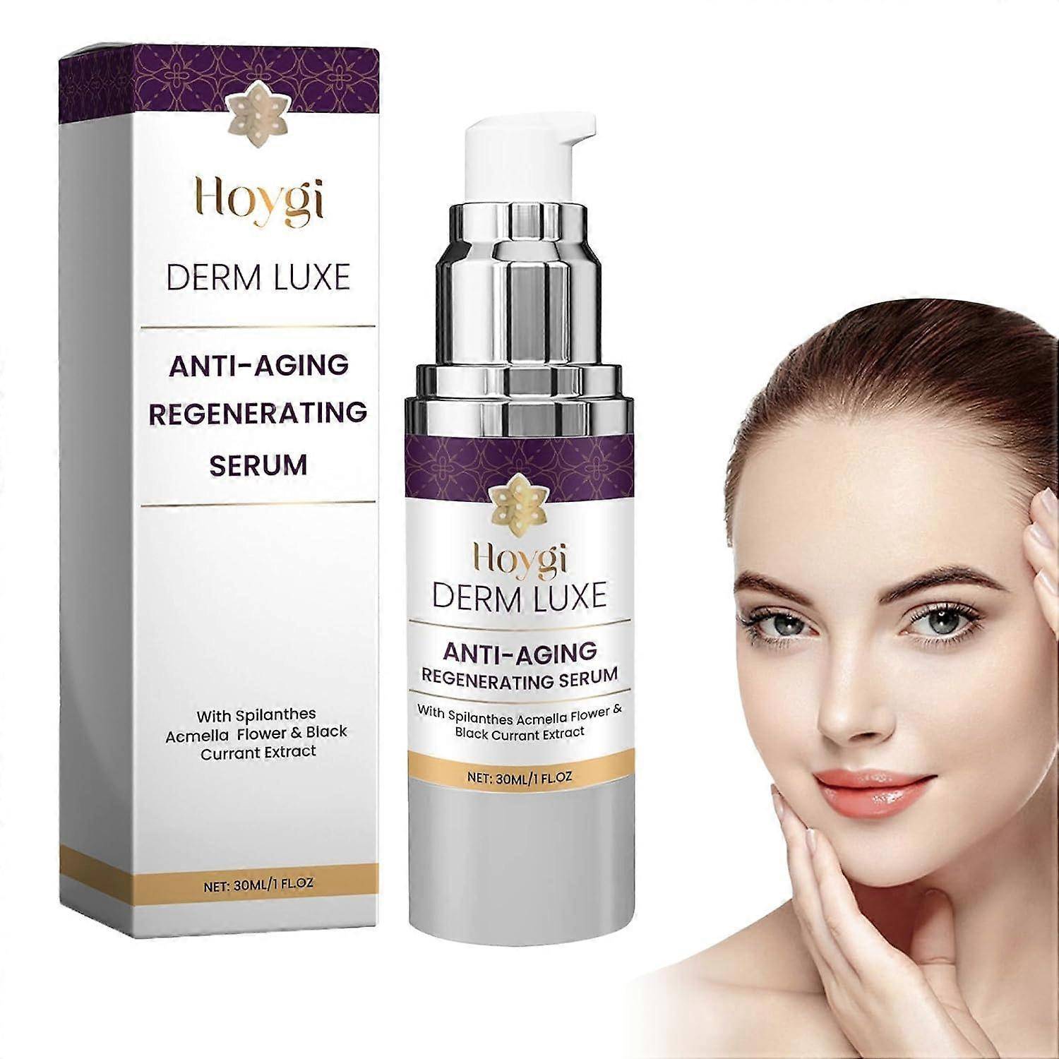 Anti-åldrande Serum Bästa Rynkreducerande Serum, Krämserum för Att Jämna Ut Fina Linjer, Peptidrik Formula