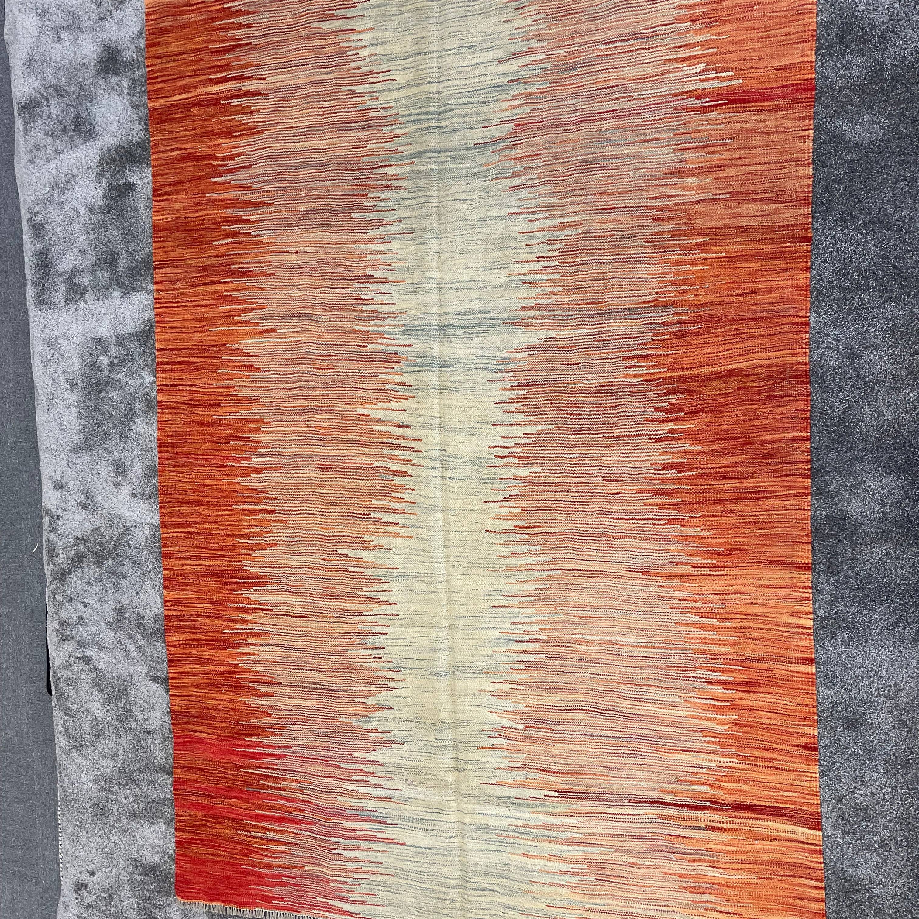 Moderne afghansk kelim 167x247cm