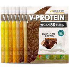 PROFuel - V-Protein Vegan 8K Blend - 100% Vegan Protein - Smagsprøve 30 g- 5 smagsvarianter - 30 g (1 portioner) / Vanilla Cookies