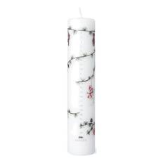 KÄHLER Hammershøi Christmas Kalenderlys 2025 Ø5 cm Hvid M. Deko |Multi/patterned |25 cm