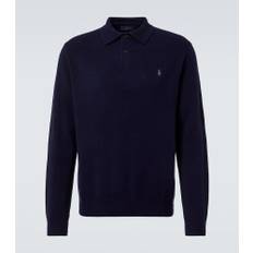 Polo Ralph Lauren Wool and cotton polo sweater - blue - EU 46