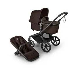 Bugaboo Fox 5 Renew Complete Duovagn - Black/Cocoa Brown