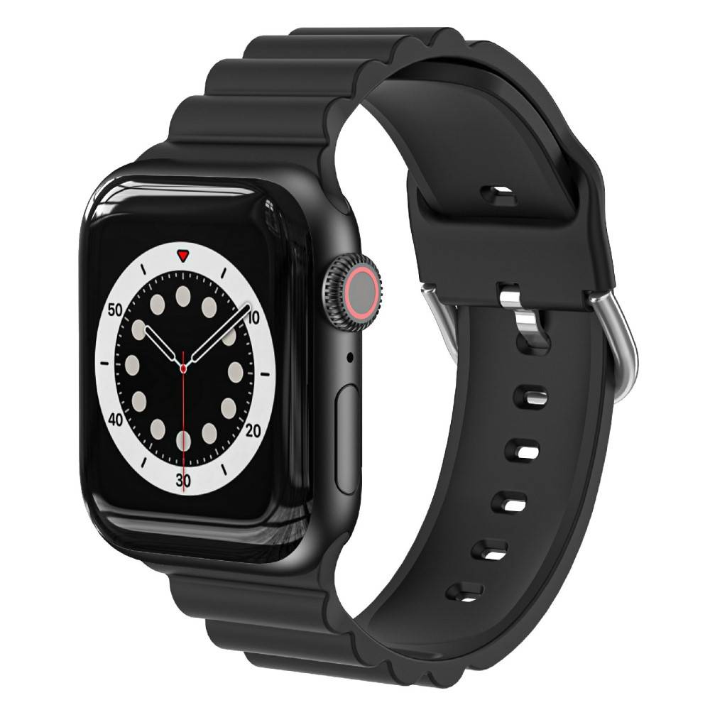 Apple Watch 42/44/46/49mm Urrem Silikone - Sort