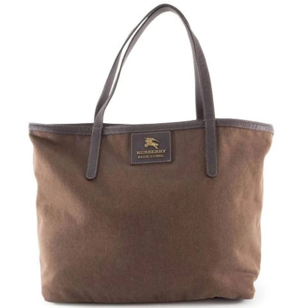 Burberry Vintage Pre-owned Filt Skuldertaske - Vintage - Dame - Brun - ONE SIZE - Uld