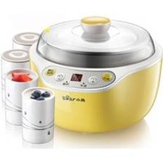 X54 automatiska keramik yoghurt maker frysta yoghurt maskin ris vin tillverkare smart timing rostfritt st&#xE5;l liner med 4 koppar - Cn