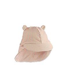 LIEWOOD Senia Seersucker Sun Hat With Ears |Rosa |1/2Y