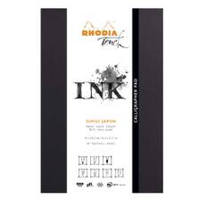 RHODIA Touch Sketchbook, Drawing Paper, Calligrapher Pad, A4 Size (Natural Paper, Plain, 130g, 50 Sheets) RHODIA Touch cf116123