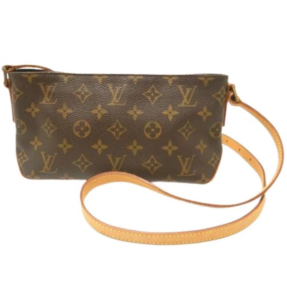 Louis Vuitton Vintage Pre-owned Trotteur Skuldertaske - Vintage - Dame - Brun - ONE SIZE - Uld