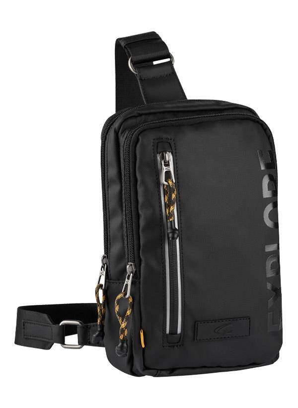 camel active Herren Rucksack schwarz Mikrofaser/Nylon