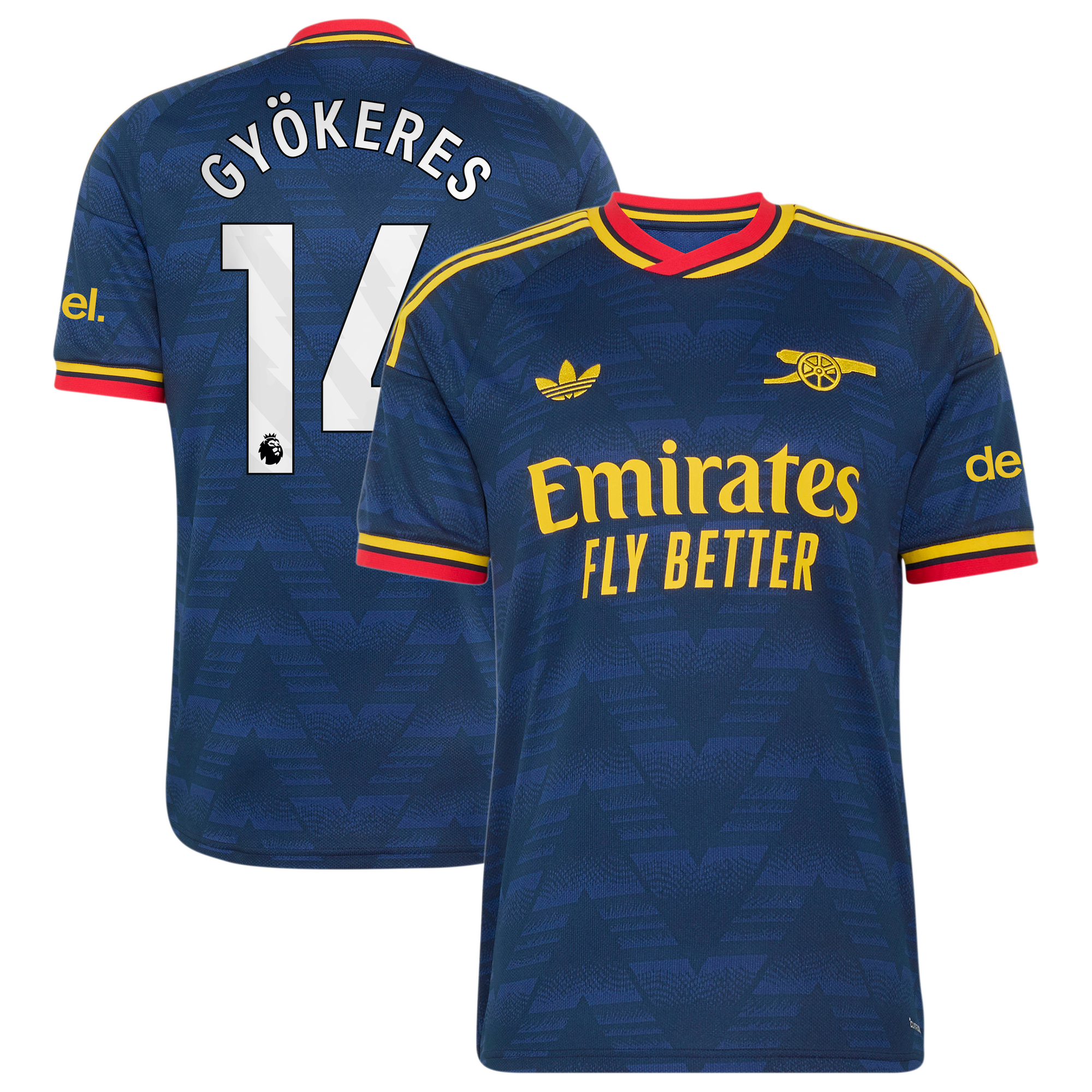 Arsenal adidas Away Shirt 2026-27 with Champions 26 printing