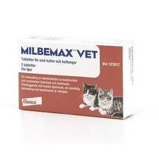 Milbemax vet., filmdragerad tablett 4 mg/10 mg 2 styck