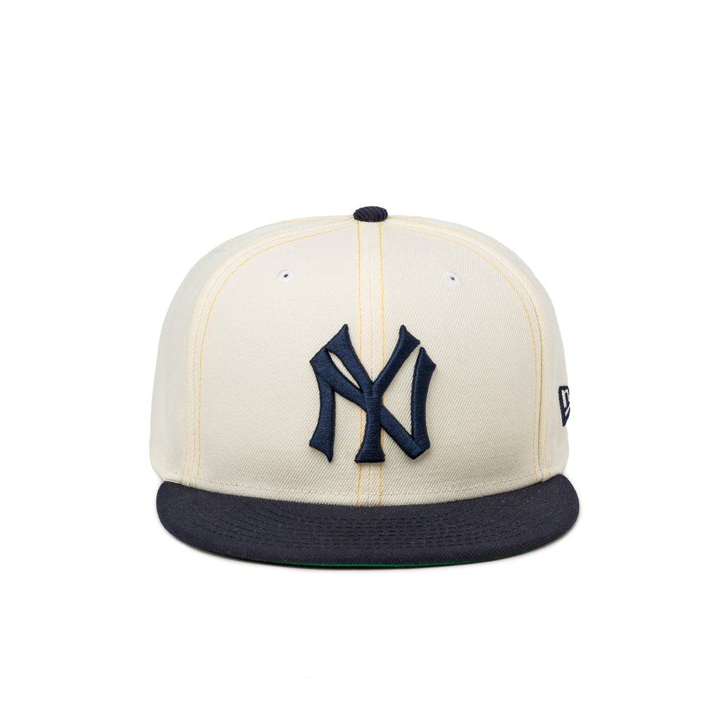 New Era mlb new york yankees 59fifty fitted cap Chrome / Navy