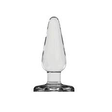 Buttplug, large - glas