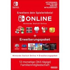 Nintendo Switch Online Familienmitgliedschaft - 12 Monate + Erweiterungspaket