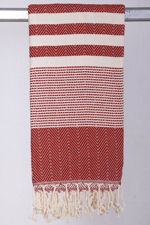 Hamam Vinter Joanna Bordeaux - 200 * 220 cm Sengetæppe