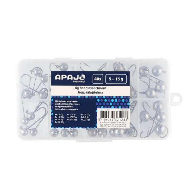 Apaja Jiggkrokar Mix 5-15g 40st