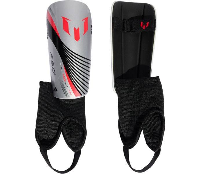 Messi Match JR benskydd, SILVMT/LUCRED/BLACK, Barn, S