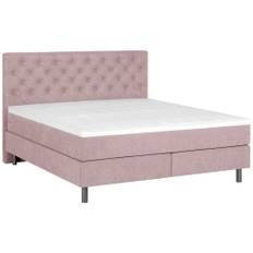 KONTINENTALSÄNG 140/200 cm i rosa