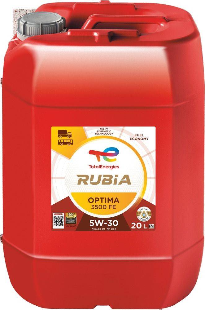 TotalEnergies 228205 Motorolie TOTAL RUBIA OPTIMA 3500 FE 5W-30 Inhalt: 20l