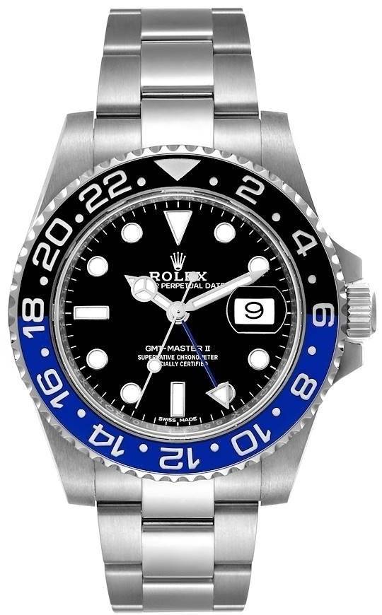 Rolex Herrklocka 116710BLNR-0002 GMT-Master II Batman Svart/Stål