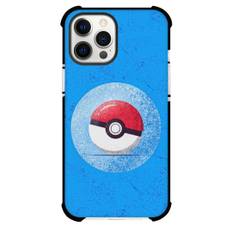 Pokemon Phone Case For iPhone Samsung Galaxy Pixel OnePlus Vivo Xiaomi Asus Sony Motorola Nokia - Pokeball Blue Background Vintage