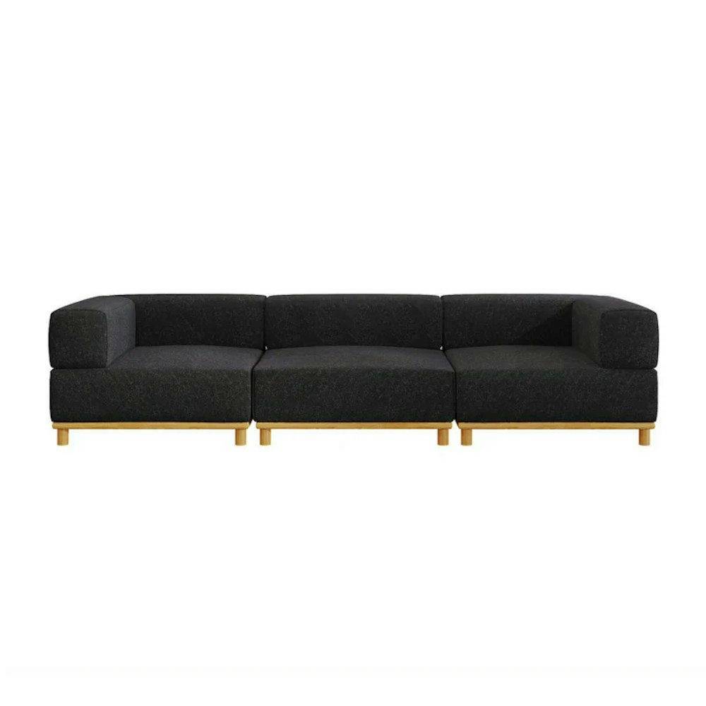 TRIMM Copenhagen AYA 3-Seater Wool Sofa Antracite