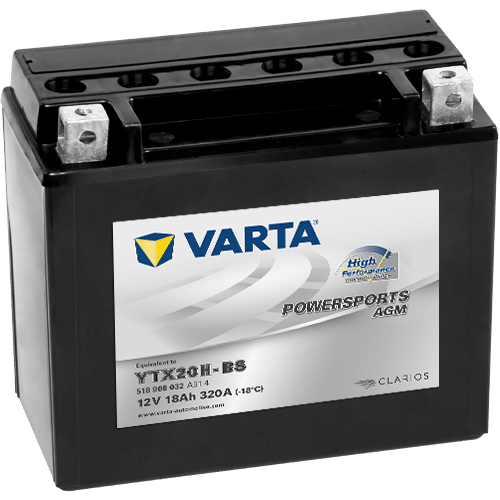 Varta Mc-batteri AGM YTX20H-BS High Perfor. 12v 18Ah