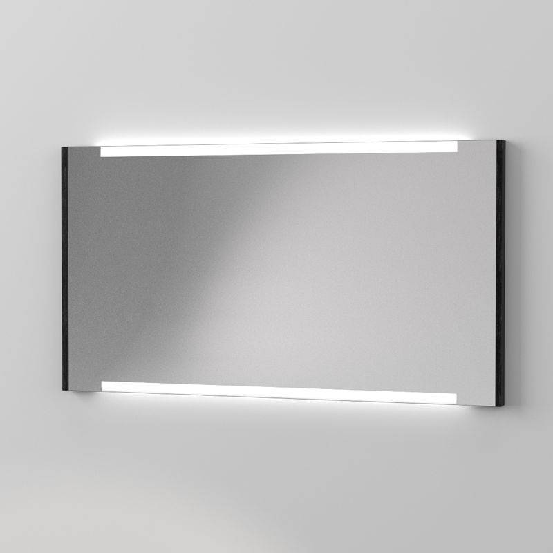 Duobad spegel gripen med led över- & underbelysning 130