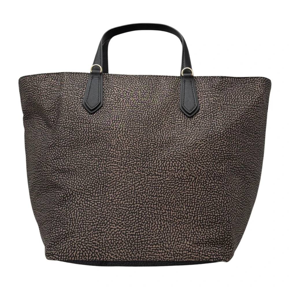 Borbonese B-Escape Shopping Bag M - Tasker - Dame - Sort - ONE SIZE - Uld