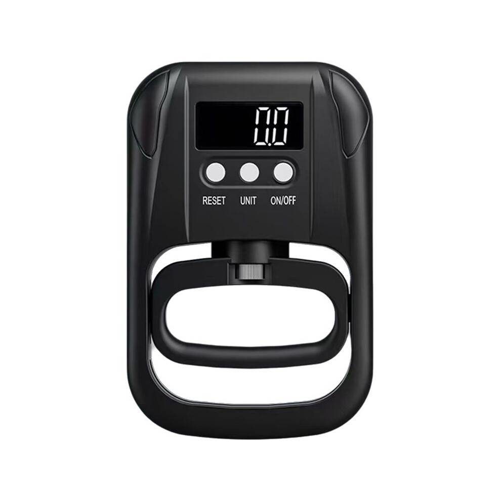 Digital Hand Dynamometer Hand Grip Strength Trainer USB Rechargeable Grip Strengthener Hand Exerciser Meter Black