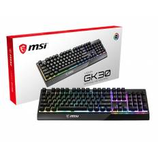 MSI MSI VIGOR GK30 tastatur Spil USB QWERTY UK engelsk Sort