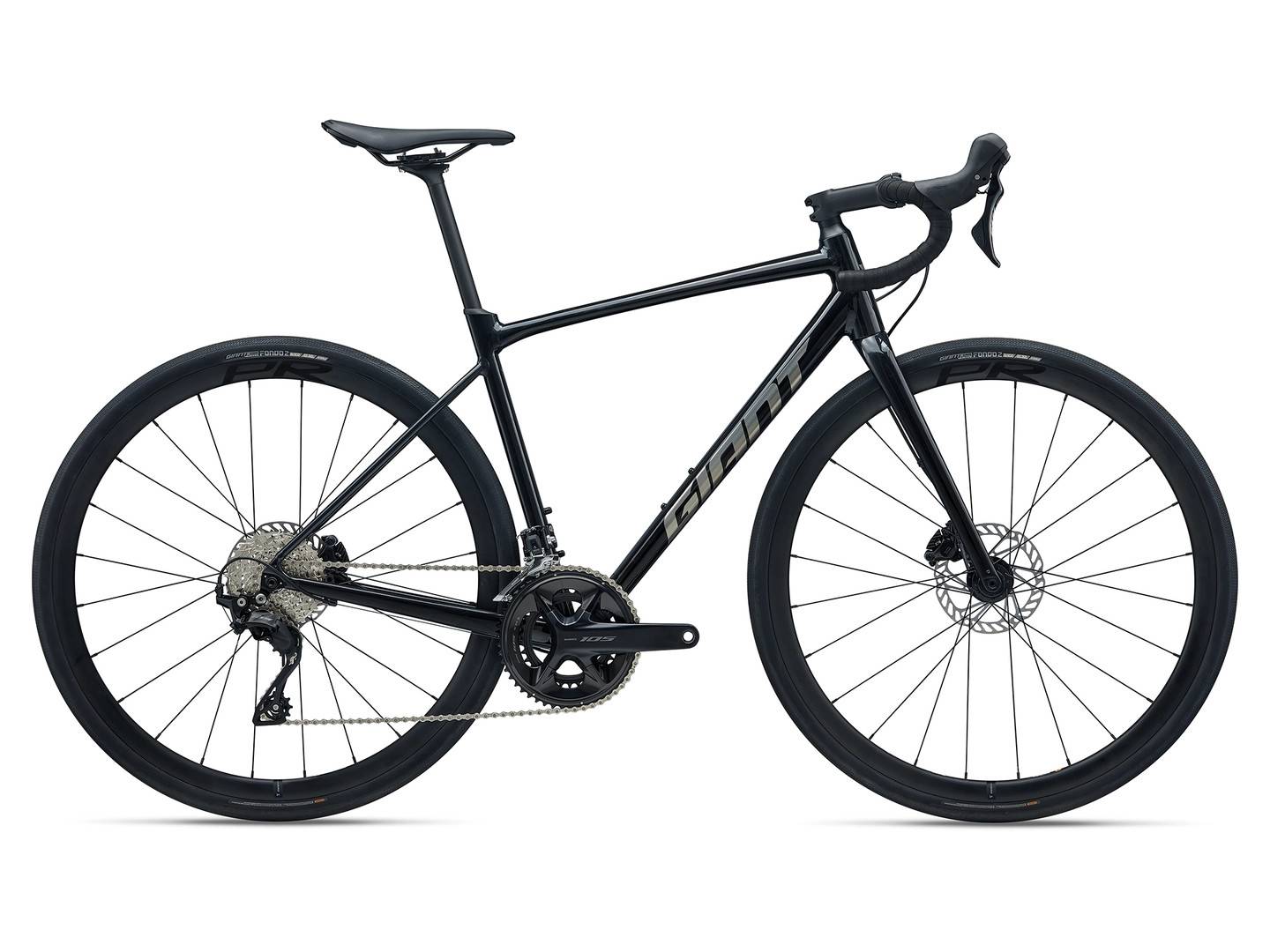 Giant Contend AR 2 Racercykel Abyss Black, Str. S - Svart (S)