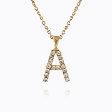 Caroline Svedbom Mini Letter A Halsband (Guld)