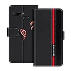 MILEGAO för Asus ROG telefon ZS600KL flipfodral, magnetiskt spänne flerfärgad business PU-läder telefonfodral med kortplats, för Asus ROG telefon ZS600KL 6 tum