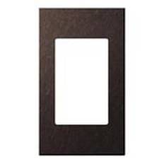 Panasonic Advanced Series Extra Metal Switch Plate for 1 Series Vibration Finish Brown WTA9601A brun