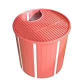 Bärbart badrum Bidé Body Badkar Spabadkar Vikbar badtunna i små utrymmen Spa för duschkabin Plast Vuxen storlek,Pink