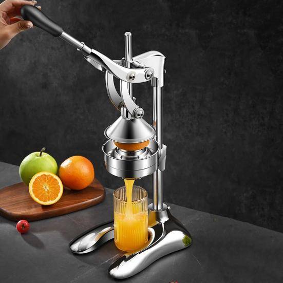 Manuell Citruspress Kraftig Citronpress Rostfritt Stål Limejuicepress Icke-elektrisk Fruktjuiceextraktor