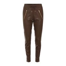 RUE de FEMME, Bukser, Dame, Brun, 2XL, Uld, Skin Fatale Guld Bukser Kastanje