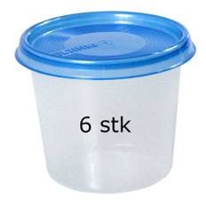 Plast Team - Fryserbokse fra Plast Team - Helsinki - 300 ml - Blå (6 stk)