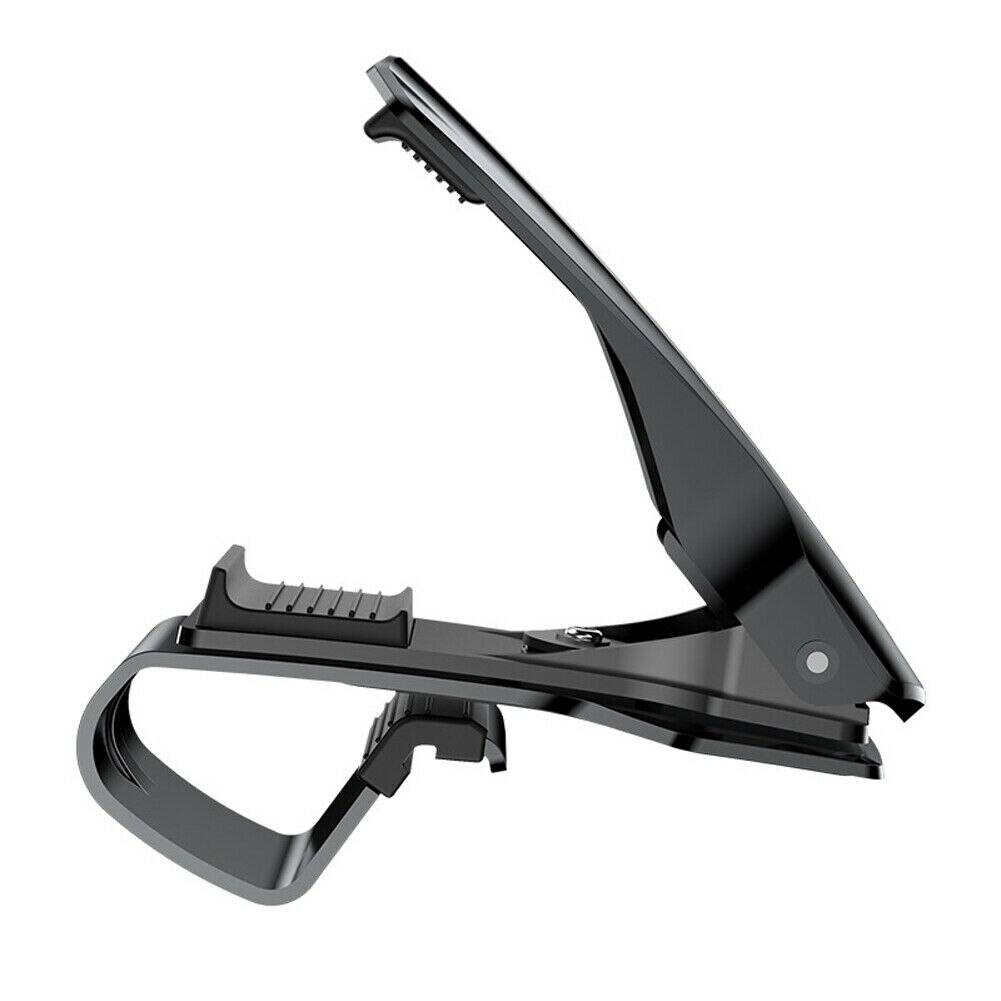 Universal bil klipp instrumentbräda justerbar mobiltelefon ipad hållare montera bil auto interiör dash mobil mobiltelefon gps hållare fäste stativ - Svart