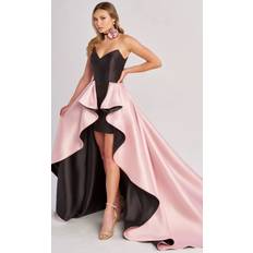 Colette By Daphne CL8695 - Two-Toned Overskirt Prom Dress