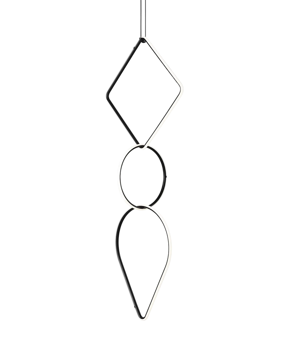Arrangements 3, Square L / Round S / Drop Down inkl. baldakin fra Flos - Jacobsen Plus