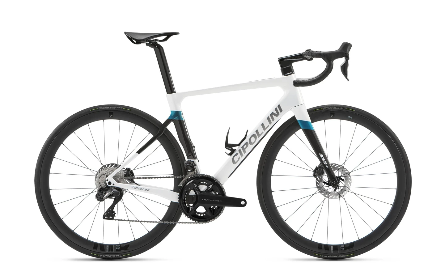 Cipollini Bond Evo 2023 - Shimano Ultegra Di2 2x12sp - Fulcrum Airbeat 400 - 120 / M / EVO WHITE PEARL-CARBON-OTTANIO SHINY