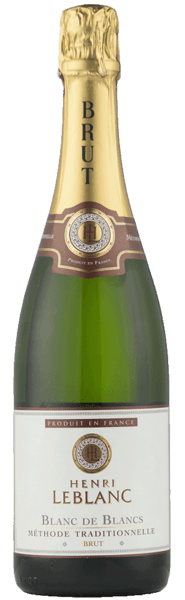 Cremant Henri Leblanc Blanc de Blancs Brut.