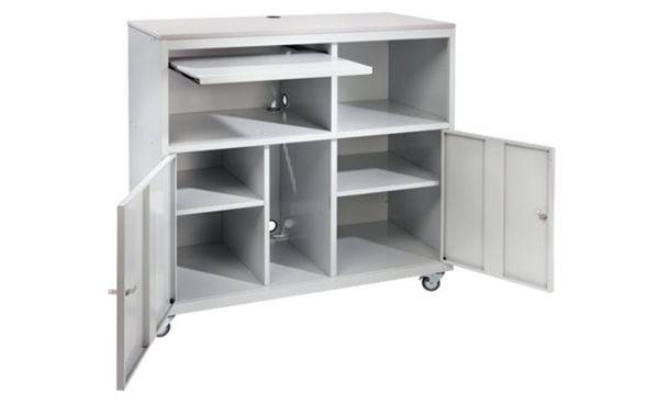 PC-bord Fegen, BxDxH 1180x590x1184 grå